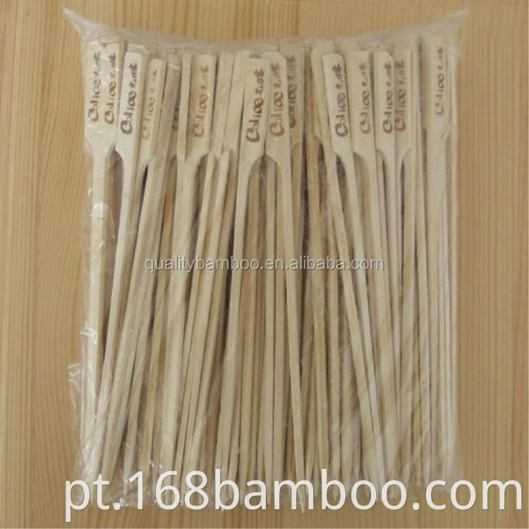 Opp bags package for bamboo paddle skewer